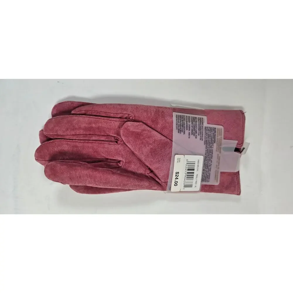 New Isotoner Suede Gloves Size XL Soft Winter Cold Weather Gloves